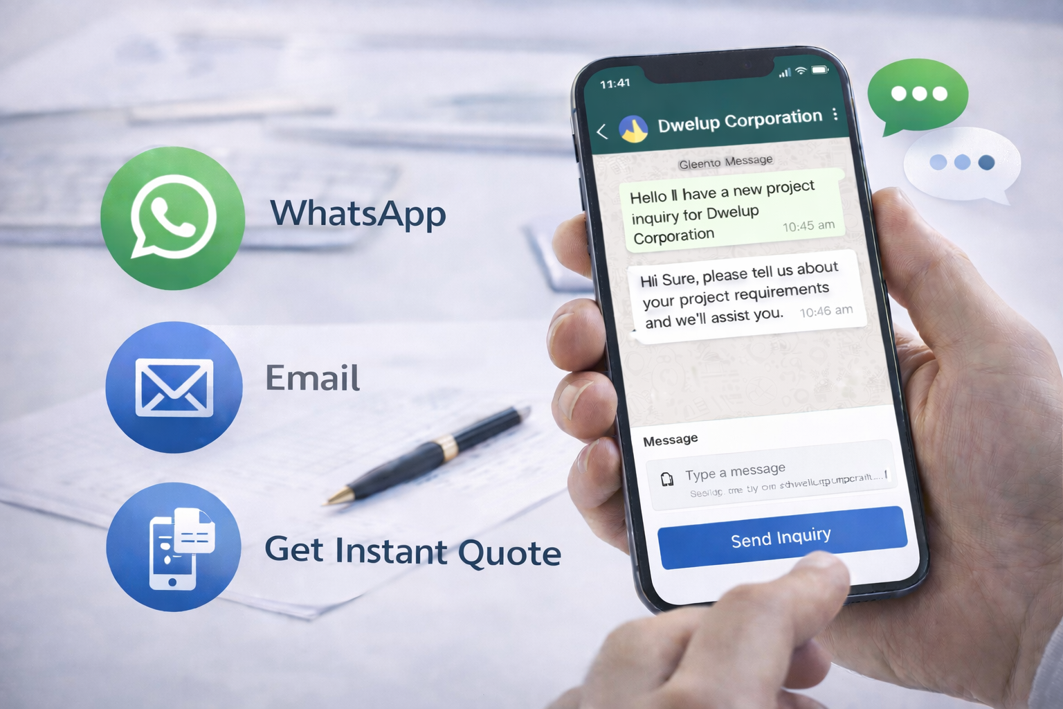 Start your project with Dwelup