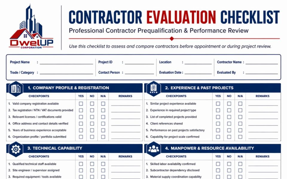 Contractor Evaluation preview thumbnail